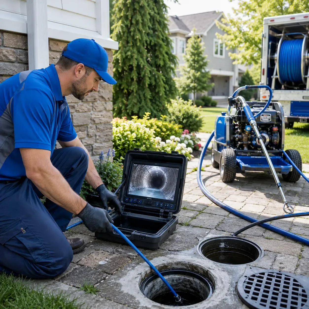 Outdoor drain cleaning professionals serving Leighton, IA